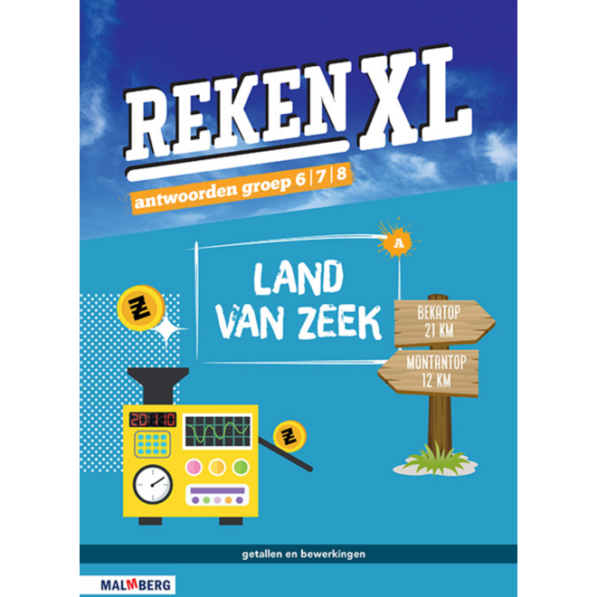 RekenXL antwoordenboek Land van Zeek/Tekenen is vertellen groep 6/7/8 A