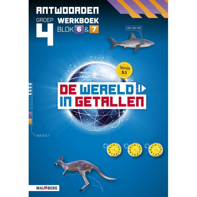 De wereld in getallen 5.1 groep 4 antwoordenboek werkboek blok 6 en 7