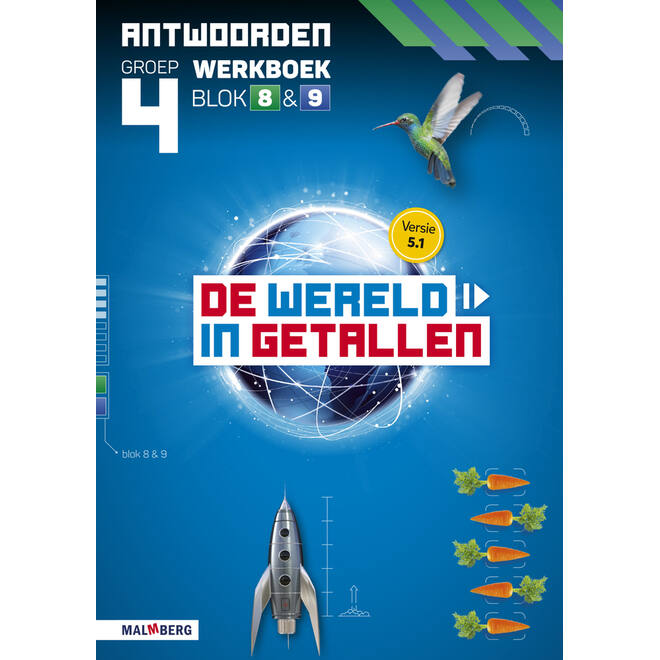 De wereld in getallen 5.1 groep 4 antwoordenboek werkboek blok 8 en 9