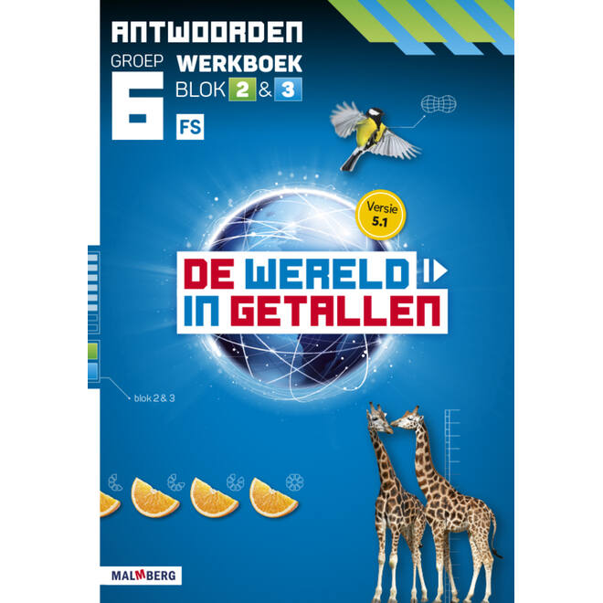 De wereld in getallen 5.1 groep 6 antwoordenboek werkboek blok 2 en 3 - FS
