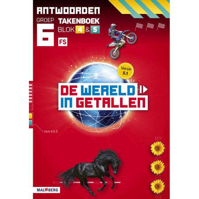 De wereld in getallen 5.1 groep 6 antwoordenboek taken blok 4 en 5 - FS