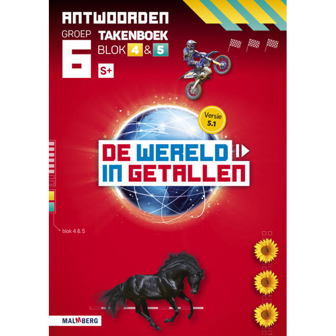 De wereld in getallen 5.1 groep 6 antwoordenboek taken blok 4 en 5 - S+