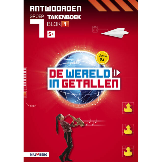 De wereld in getallen 5.1 groep 7 antwoordenboek taken blok 1 - S+
