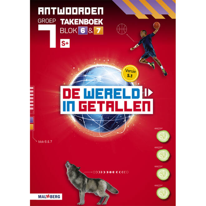 De wereld in getallen 5.1 groep 7 antwoordenboek taken blok 6 en 7 - S+