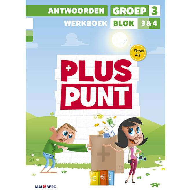 Pluspunt 4.1 groep 3 antwoordenboek werkboek blok 3 en 4