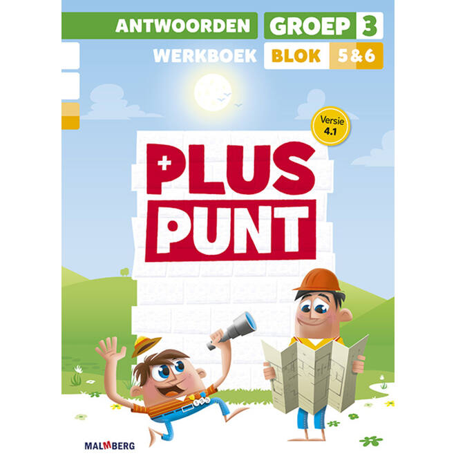 Pluspunt 4.1 groep 3 antwoordenboek werkboek blok 5 en 6