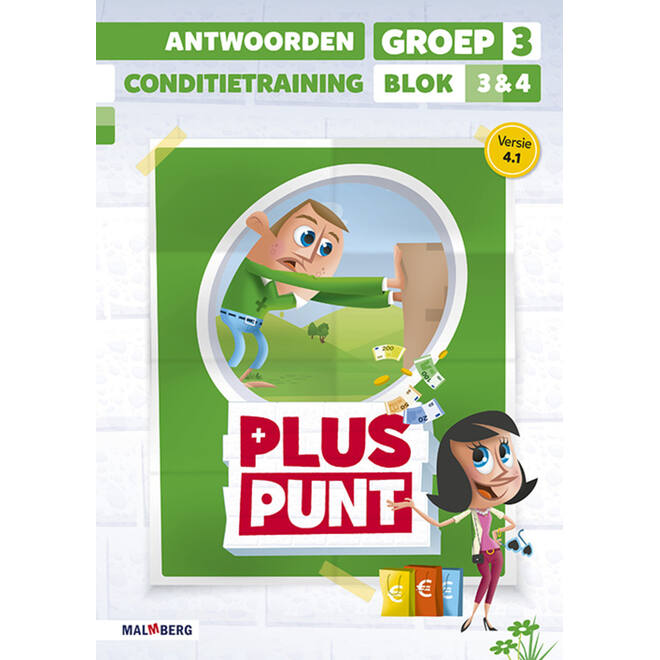 Pluspunt 4.1 groep 3 antwoordenboek conditietrainer blok 3 en 4