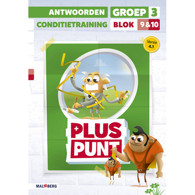 Pluspunt 4.1 groep 3 antwoordenboek conditietrainer blok 9 en 10