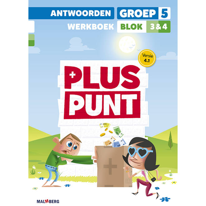 Pluspunt 4.1 groep 5 antwoordenboek werkboek blok 3 en 4