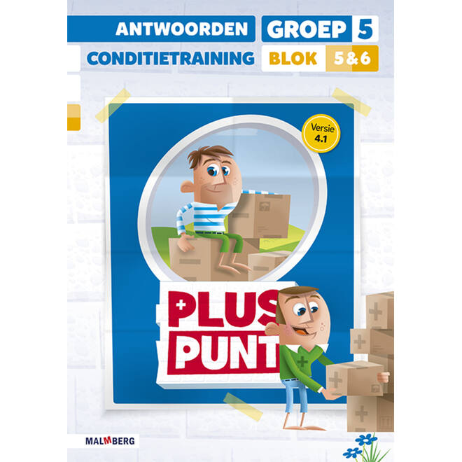 Pluspunt 4.1 groep 5 antwoordenboek conditietrainer blok 5 en 6
