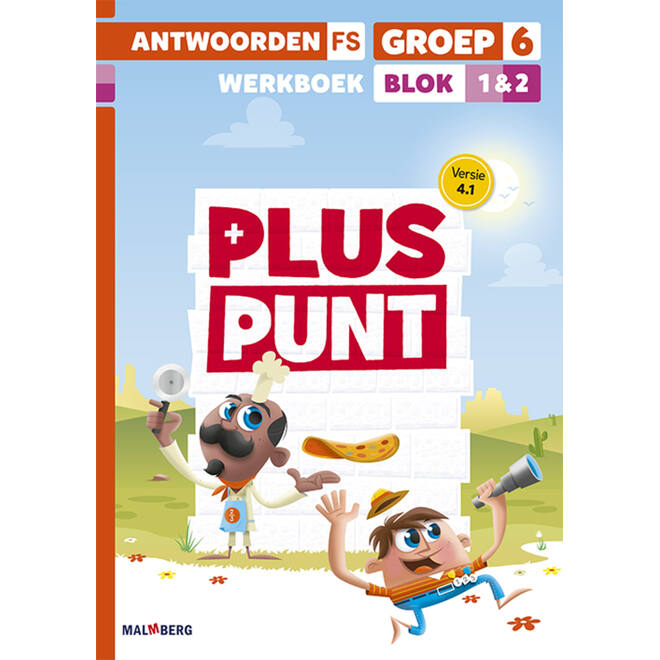 Pluspunt 4.1 groep 6 antwoordenboek werkboek blok 1 en 2 - FS