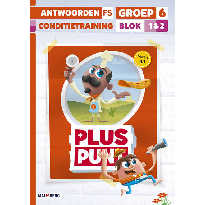 Pluspunt 4.1 groep 6 antwoordenboek conditietrainer blok 1 en 2 - FS