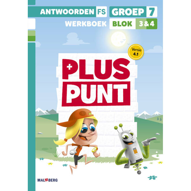 Pluspunt 4.1 groep 7 antwoordenboek werkboek blok 3 en 4 - FS