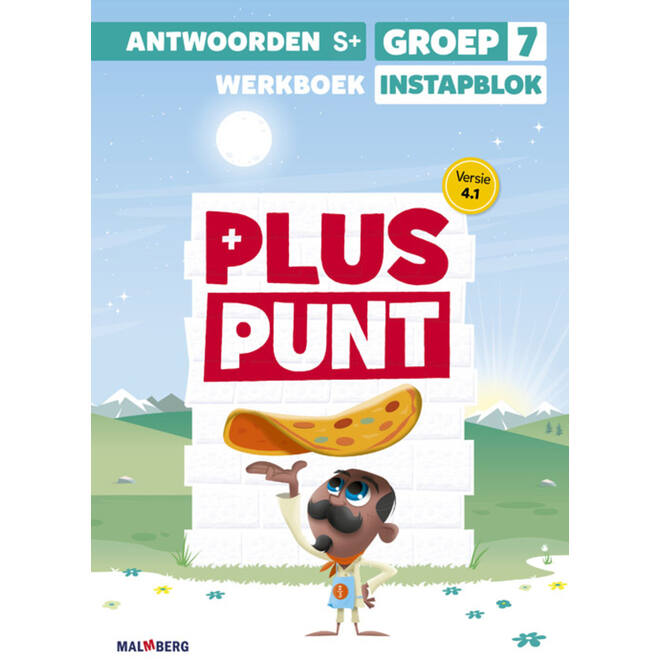 Pluspunt 4.1 groep 7 antwoordenboek werkboek instapblok - S+