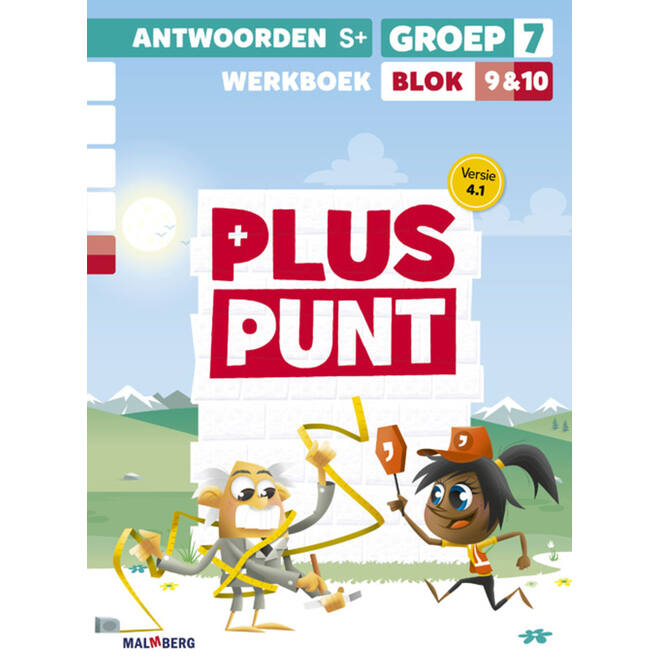 Pluspunt 4.1 groep 7 antwoordenboek werkboek blok 9 en 10 - S+