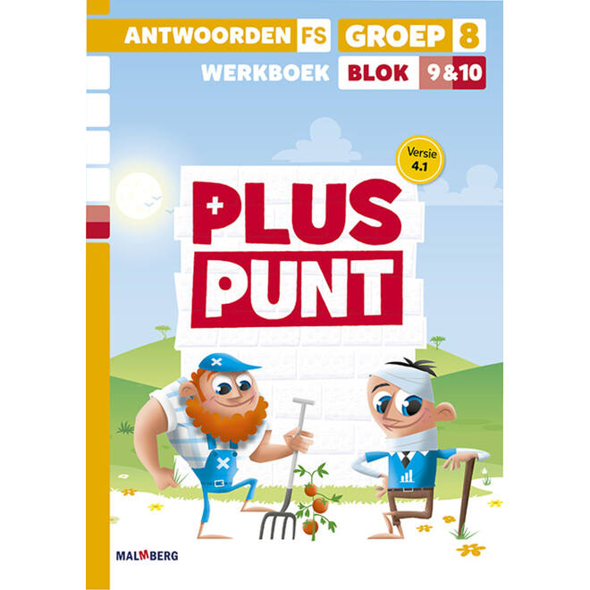 Pluspunt 4.1 groep 8 antwoordenboek werkboek blok 9 en 10 - FS
