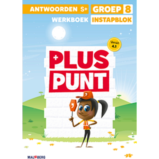 Pluspunt 4.1 groep 8 antwoordenboek werkboek instapblok - S+