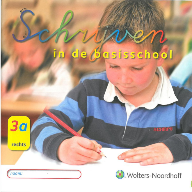 Schrijven basisschool 3 groep 3 schrift 3A-RH (5 stuks)