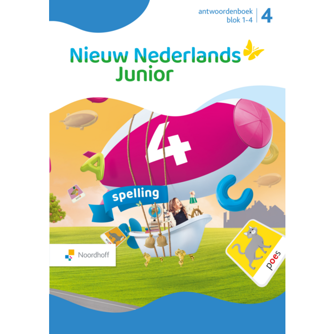 Nieuw Nederlands Junior Spelling antwoordenboek groep 4 blok 1-4