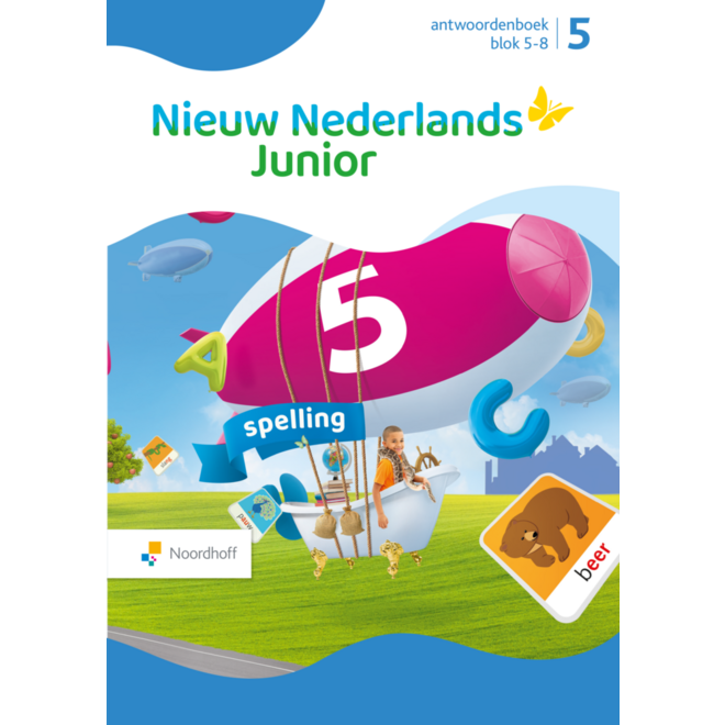 Nieuw Nederlands Junior Spelling antwoordenboek groep 5 blok 5-8