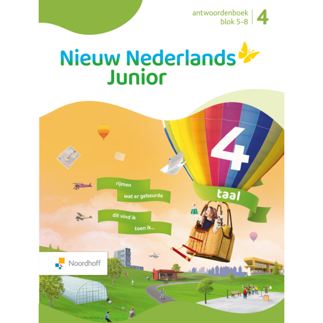 Nieuw Nederlands Junior Taal antwoordenboek groep 4 blok 5-8