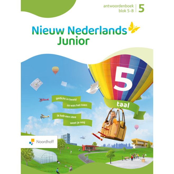 Nieuw Nederlands Junior Taal antwoordenboek groep 5 blok 5-8