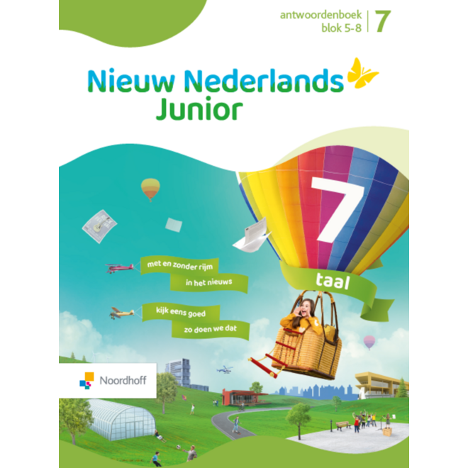 Nieuw Nederlands Junior Taal antwoordenboek groep 7 blok 5-8