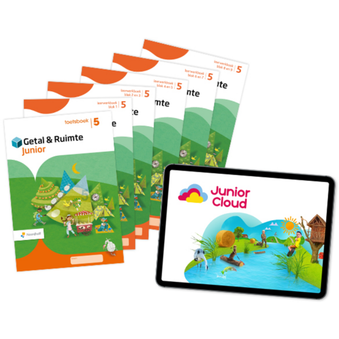 Getal & Ruimte Junior Leerpakket LEERWERKBOEKEN NIVEAU groep 5