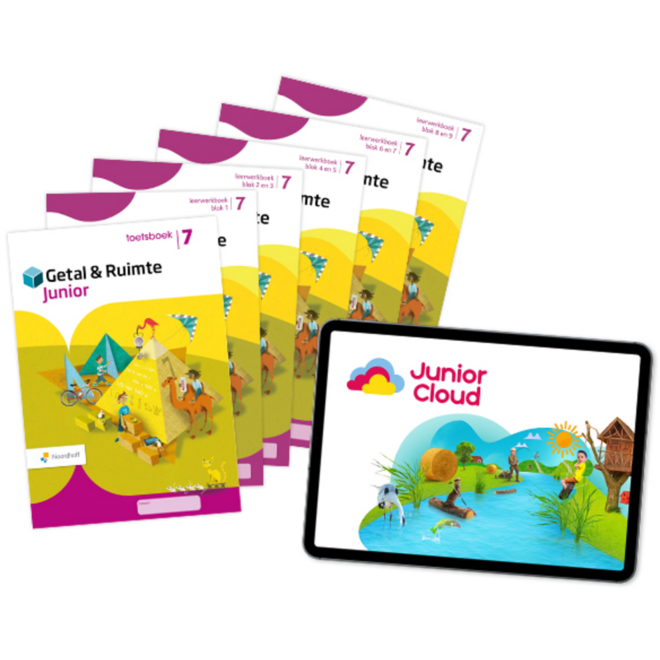 Getal & Ruimte Junior Leerpakket LEERWERKBOEKEN NIVEAU groep 7