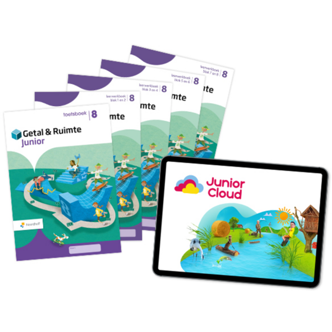 Getal & Ruimte Junior Leerpakket LEERWERKBOEKEN NIVEAU groep 8