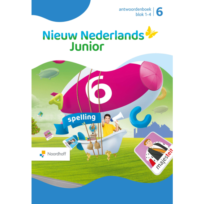 Nieuw Nederlands Junior Spelling antwoordenboek groep 6 blok 1-4