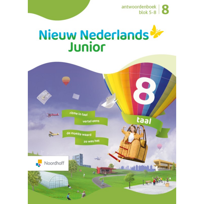 Nieuw Nederlands Junior Taal antwoordenboek groep 8 blok 5-8