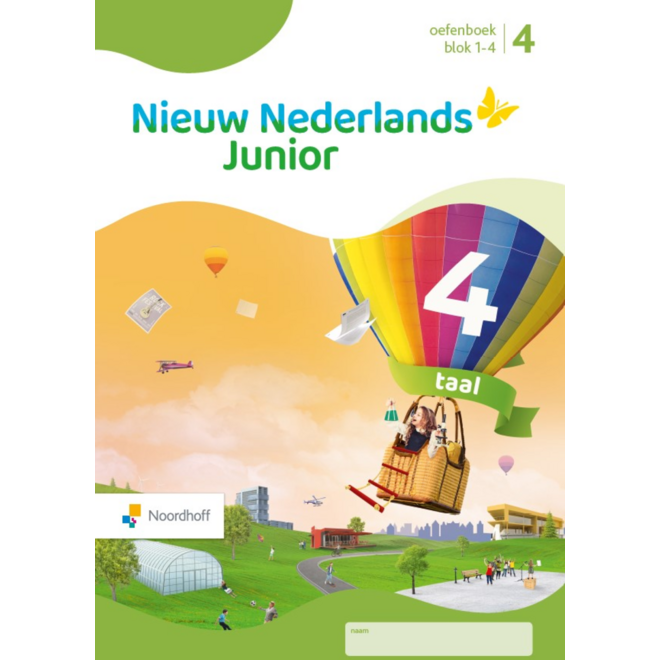 Nieuw Nederlands Junior Taal oefenboek groep 4 blok 1-4