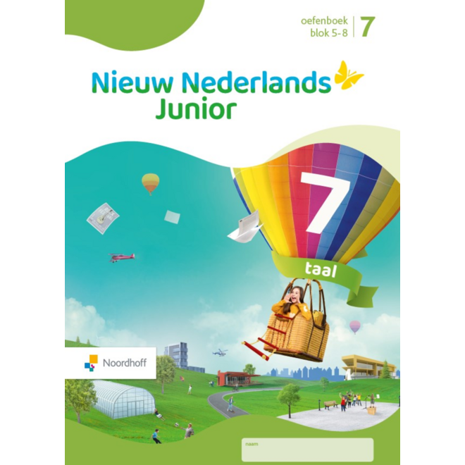 Nieuw Nederlands Junior Taal oefenboek groep 7 blok 5-8