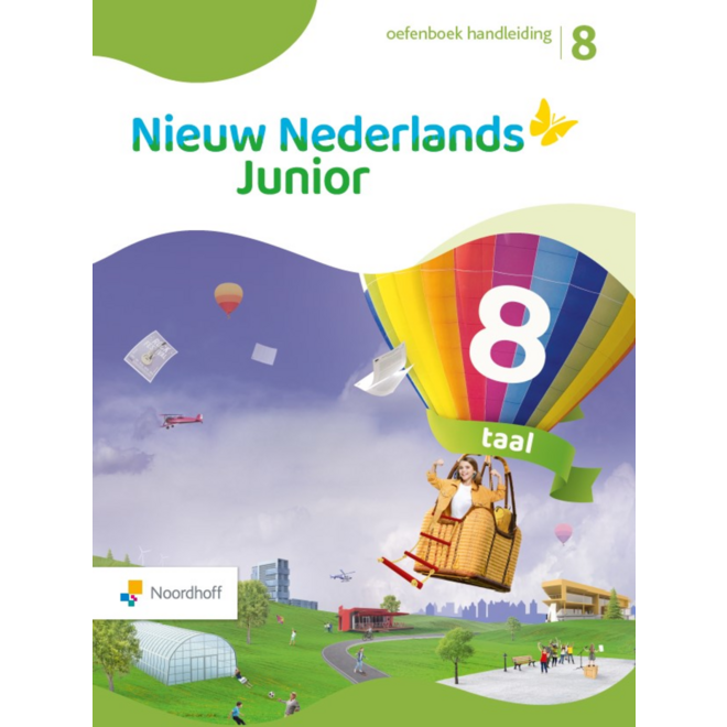 Nieuw Nederlands Junior Taal handleiding oefenboek groep 8