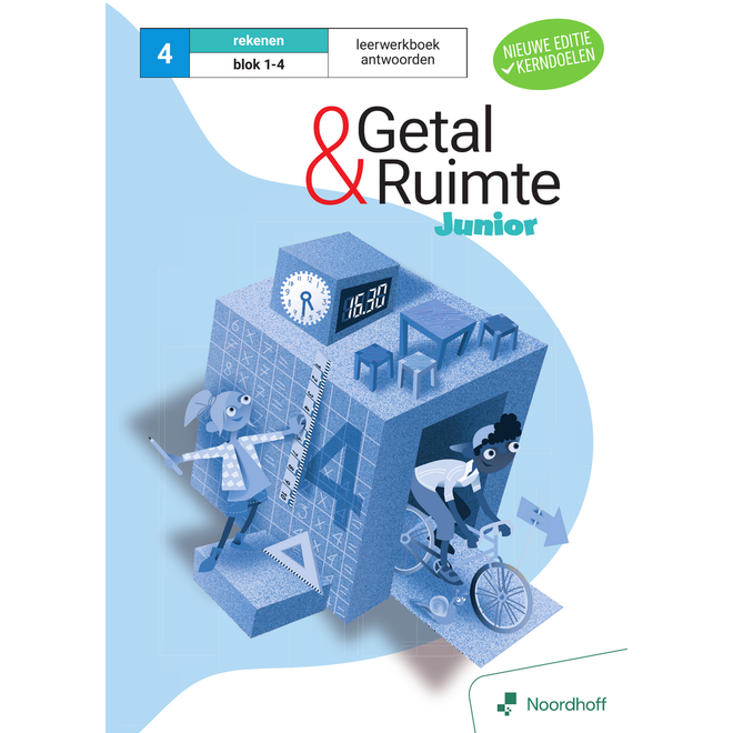 Getal & Ruimte Junior (vernieuwd) groep 4 antwoordenboek blok 1-4