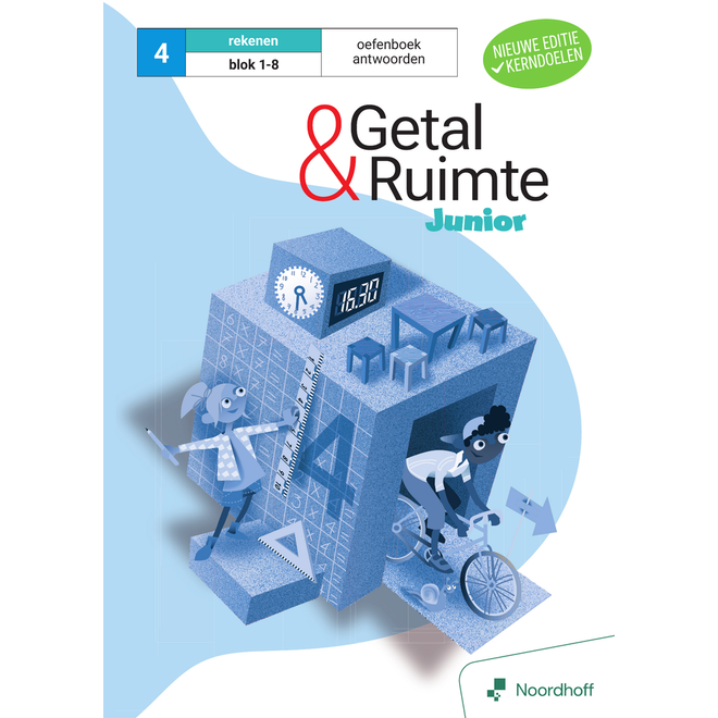 Getal & Ruimte Junior (vernieuwd) groep 4 antwoordenboek oefenboek