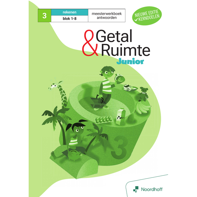 Getal & Ruimte Junior (vernieuwd) groep 3 antwoordenboek meesterwerkboek