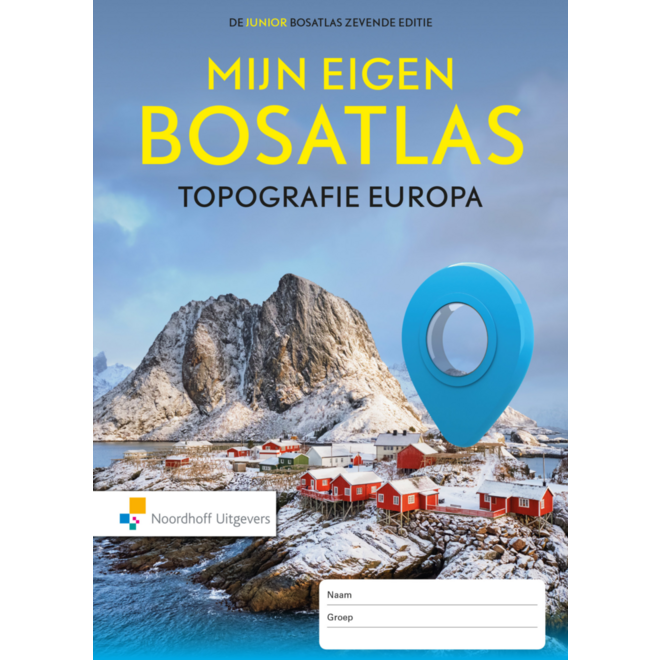 Mijn eigen Bosatlas 7e editie Topografie werkboek Europa (5 ex)