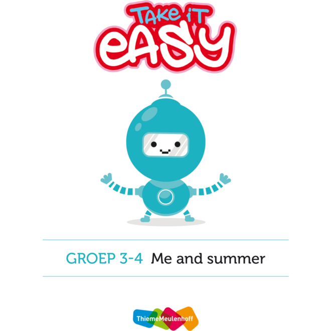 Take it easy Woordkaarten Groep 3-4 - Me and summer