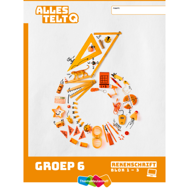 Alles telt Q Rekenschrift bij digitaal werken groep 6