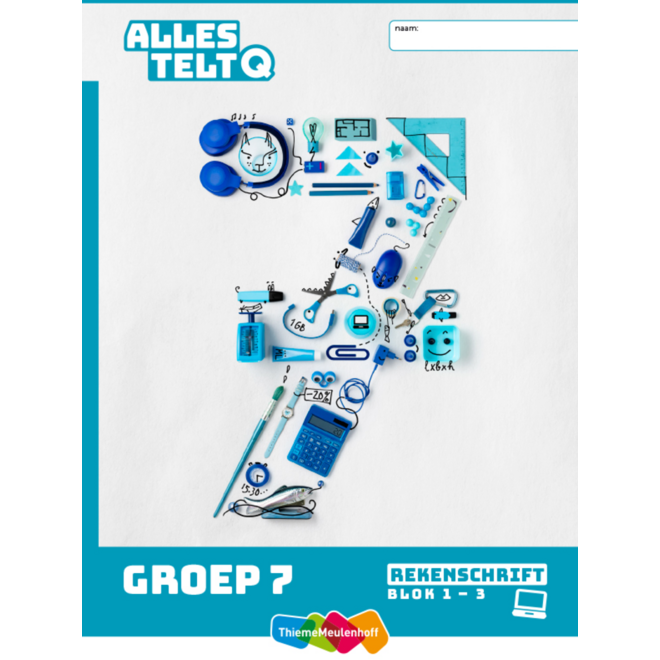 Alles telt Q Rekenschrift bij digitaal werken groep 7