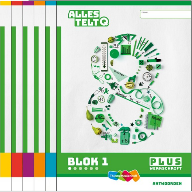 Alles telt Q Antwoordschrift Plus blok 1 t/m 6 groep 8