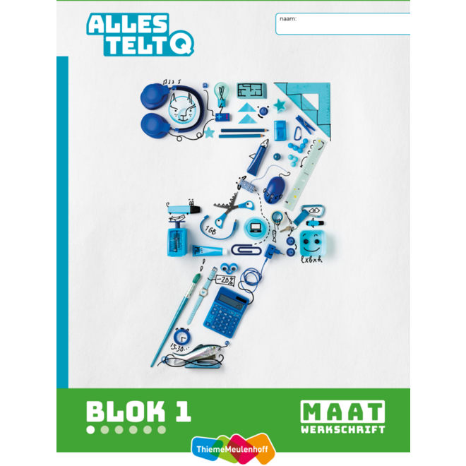 Alles telt Q Leerwerkschriften maat blok 1 t/m 3 groep 7