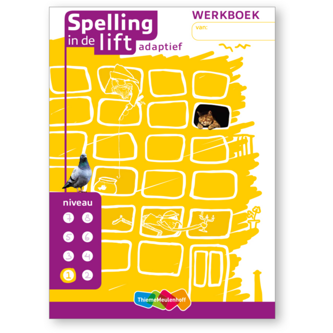 Spelling in de lift adaptief - Werkboekjes niveau 1 (5 stuks)
