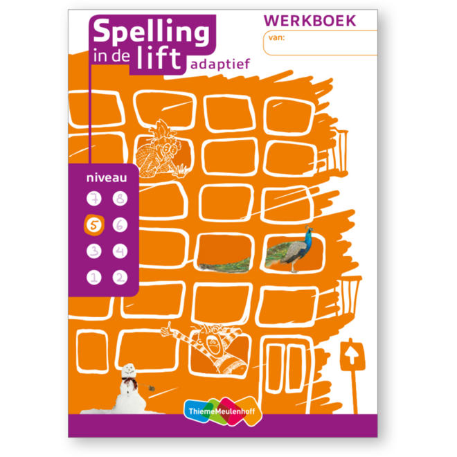 Spelling in de lift adaptief - Werkboekjes niveau 5 (5 stuks)