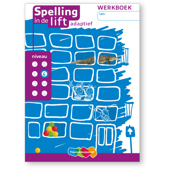 Spelling in de lift adaptief - Werkboekjes niveau 6 (5 stuks)