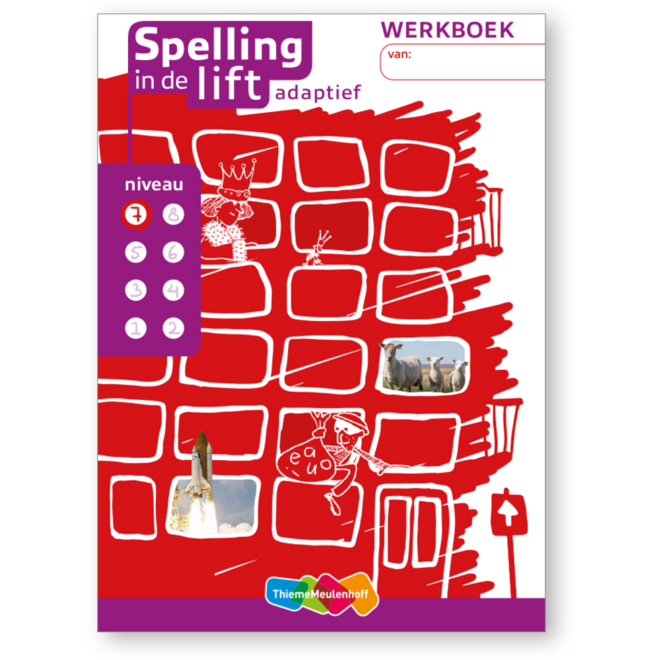 Spelling in de lift adaptief - Werkboekjes niveau 7 (5 stuks)