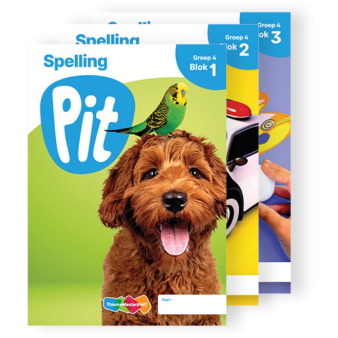Pit Spelling leerwerkschrift groep 4 - blok 1 t/m 3