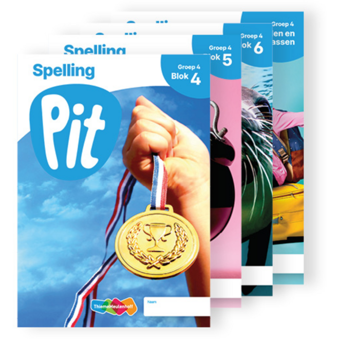 Pit Spelling leerwerkschrift groep 4 - blok 4 t/m 6